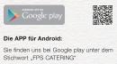 Die FPS-App für Android im App Store QR-Code, FPS CATERING
